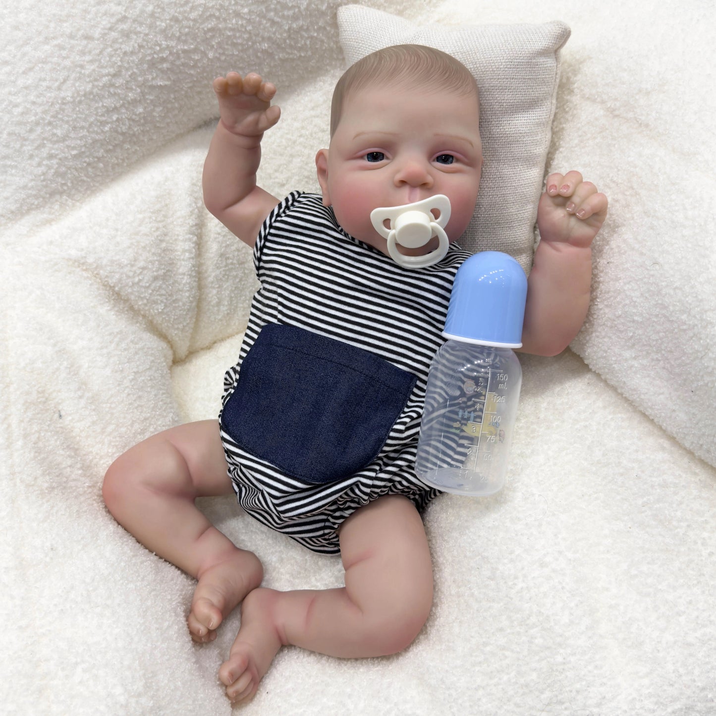 Estella Reborn Baby malowane włosy
