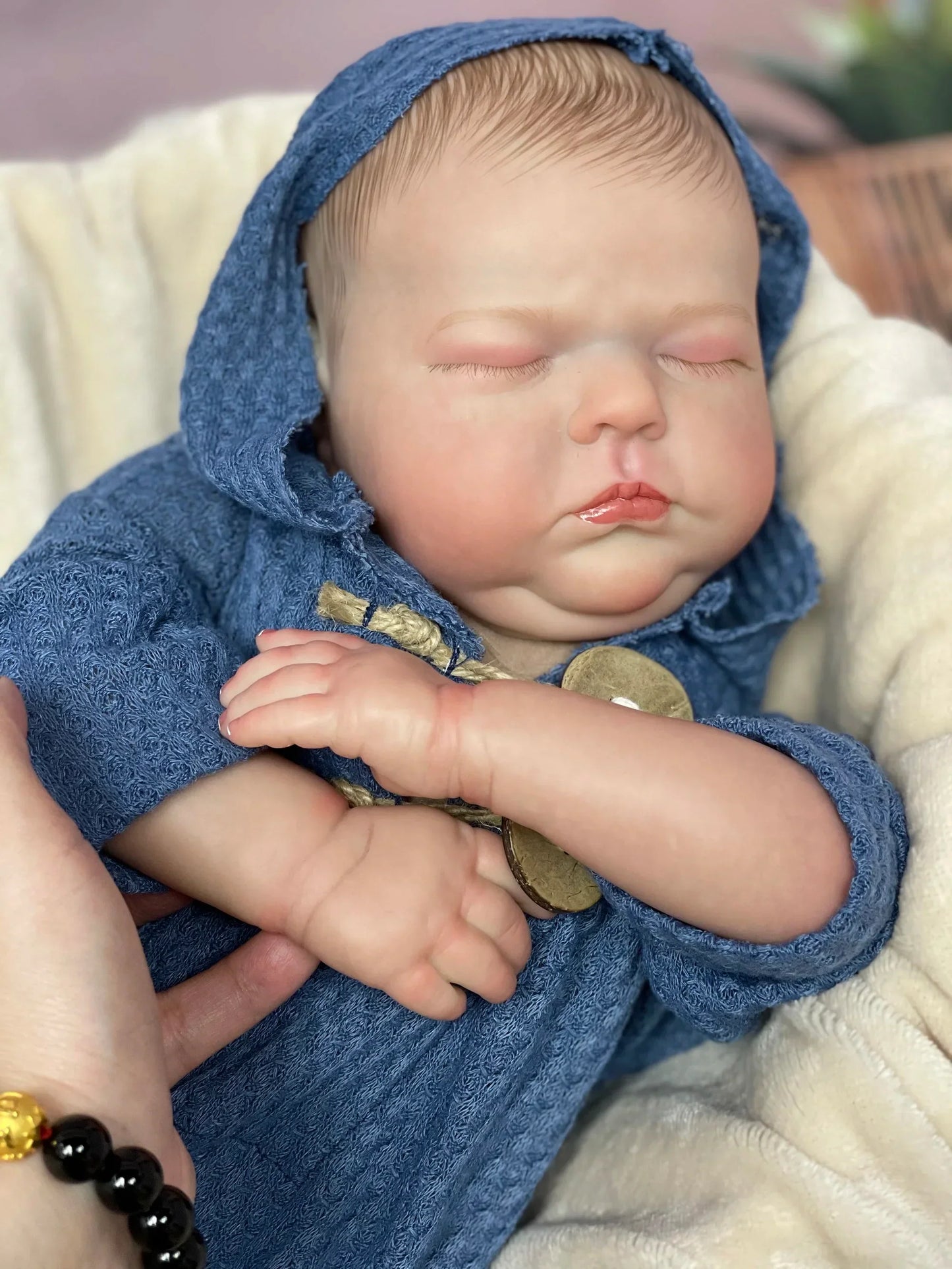 Lalka Tessa Reborn | 20-calowa realistyczna lalka noworodkowa z malowanymi w 3D detalami