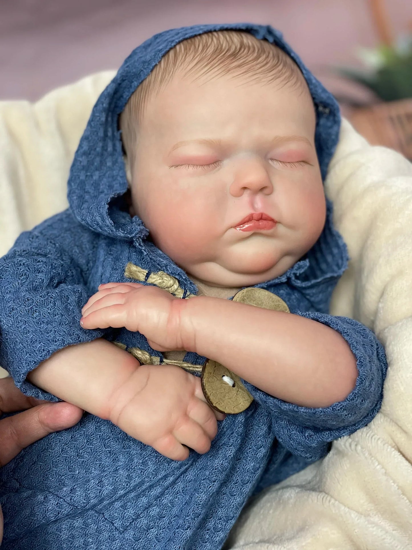 Lalka Tessa Reborn | 20-calowa realistyczna lalka noworodkowa z malowanymi w 3D detalami