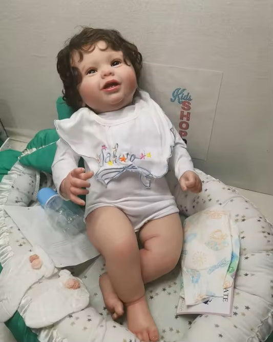 Uśmiechnięta Lalka Reborn Alex