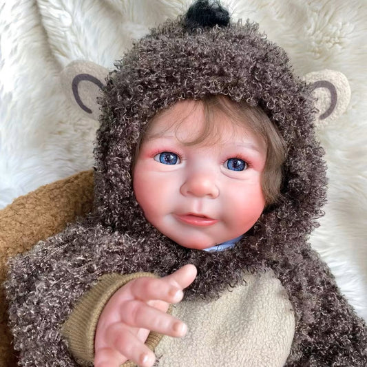 Oliver Lalka Reborn Ręcznie Wykonana Realistyczna Lalka Noworodek