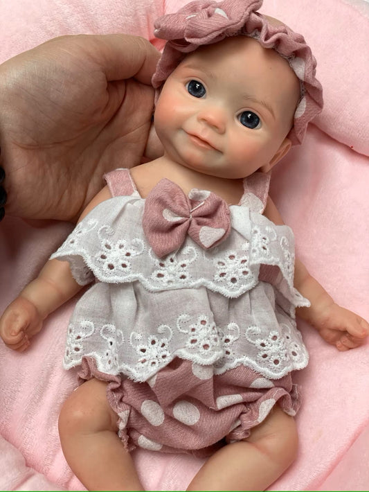 Lalka Reborn Maddie Hyperelastyczna Premium – 12 cali