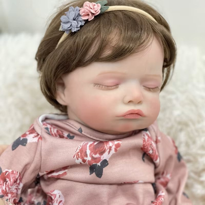 Lalka reborn noworodek śpiąca Rosalie