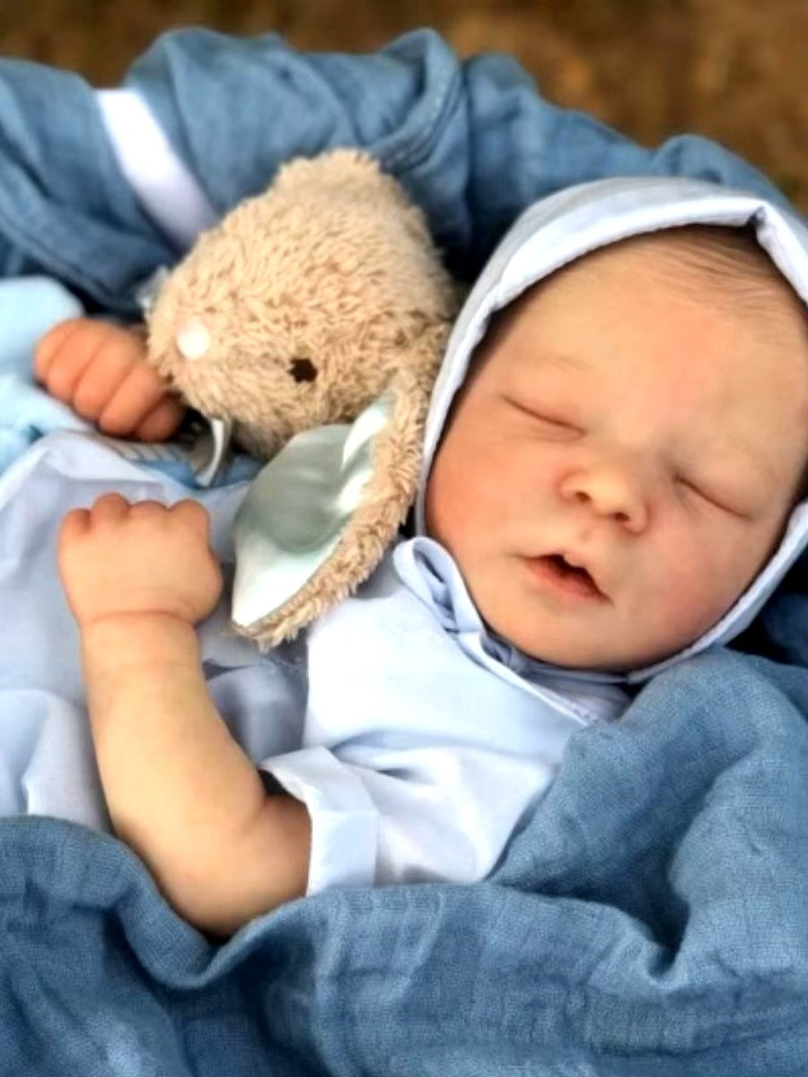 Lalka reborn śpiące niemowlę reborn