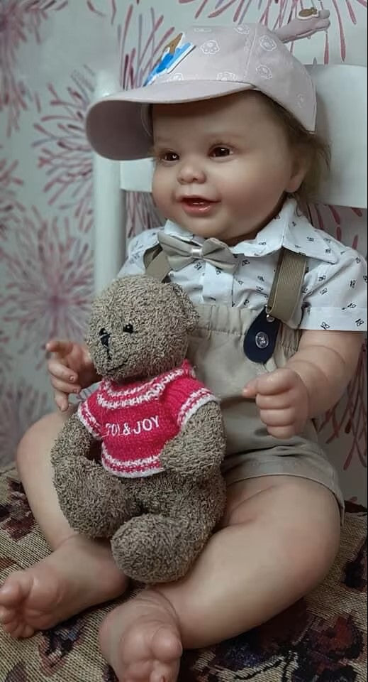 Uśmiechnięta Lalka Reborn Alex